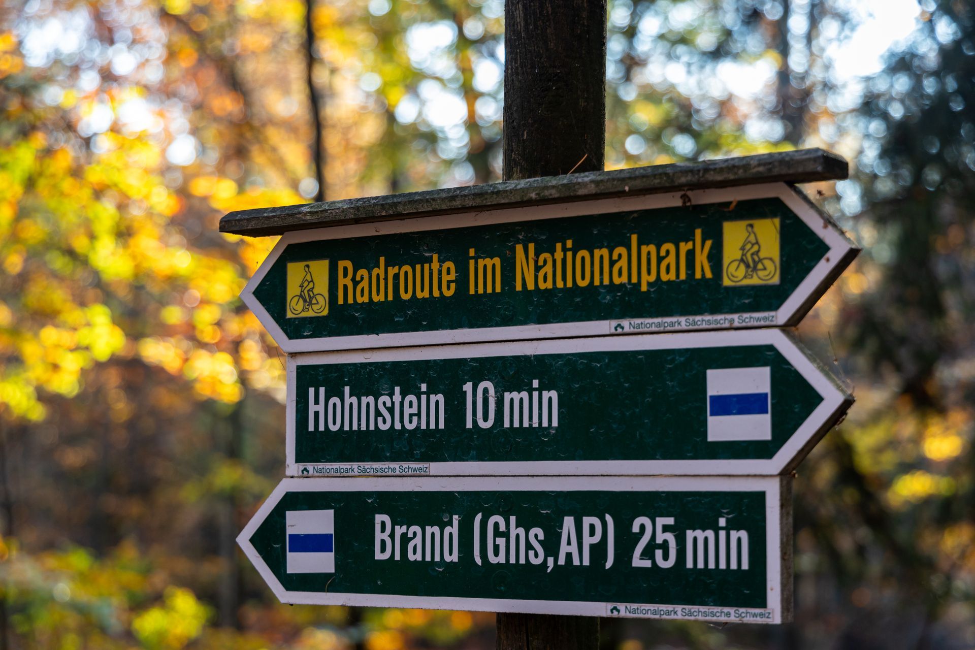 Wegweiser für Wandertouren