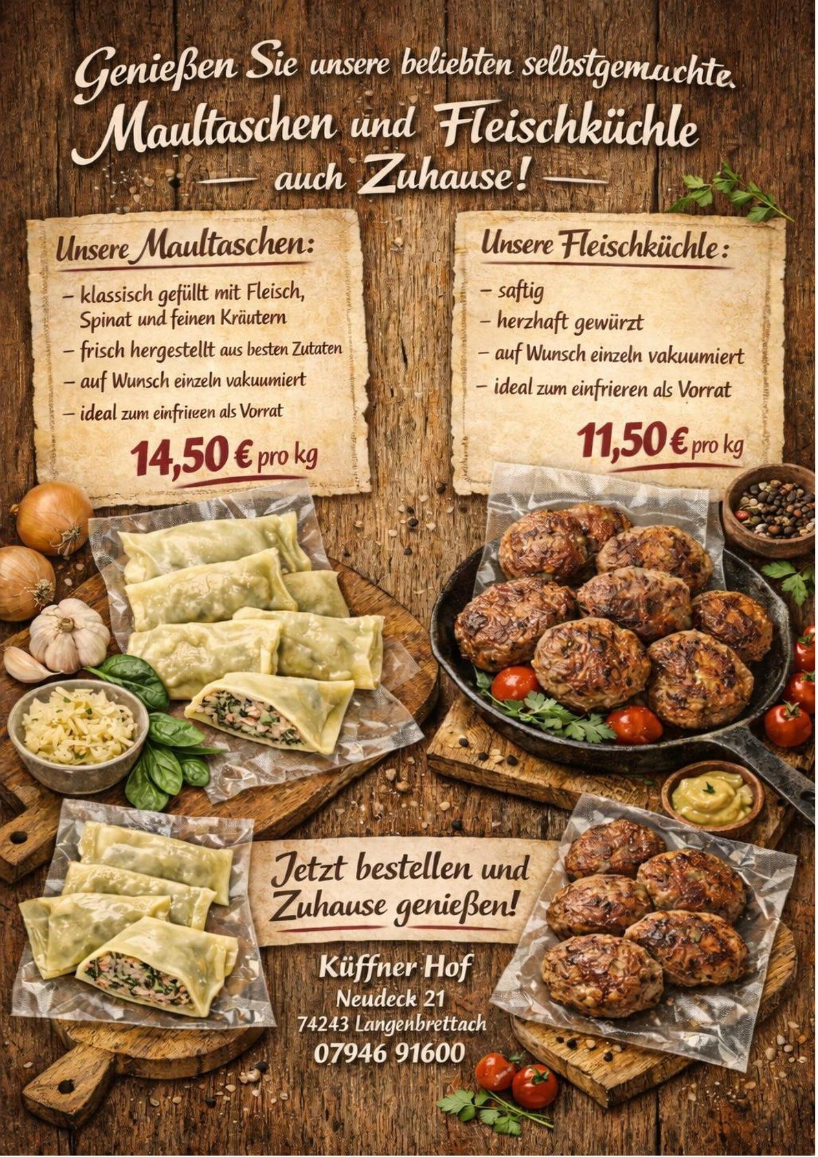 Maultaschen Karte