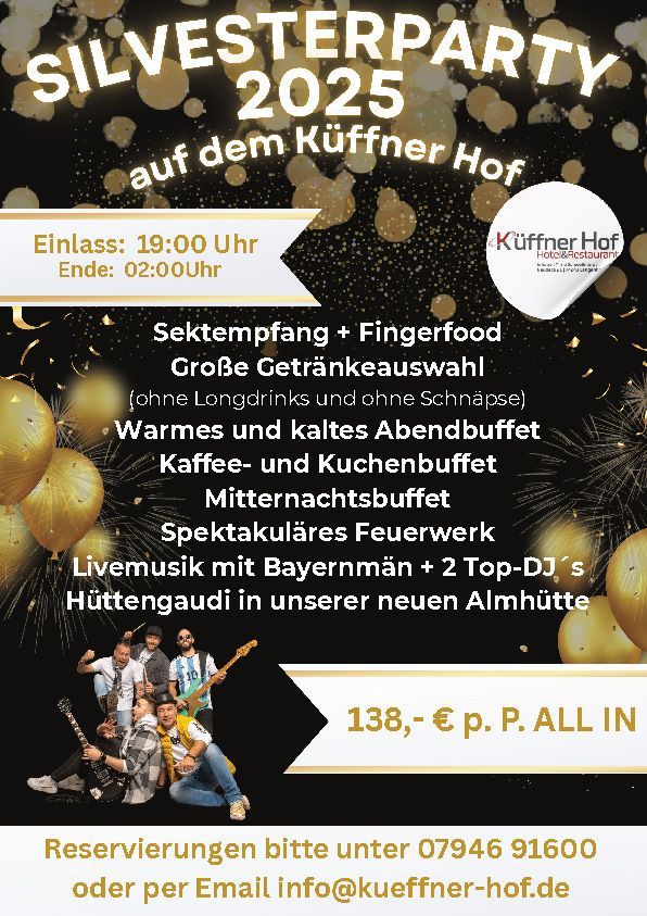 Küffner Hof Silvesterparty 2025