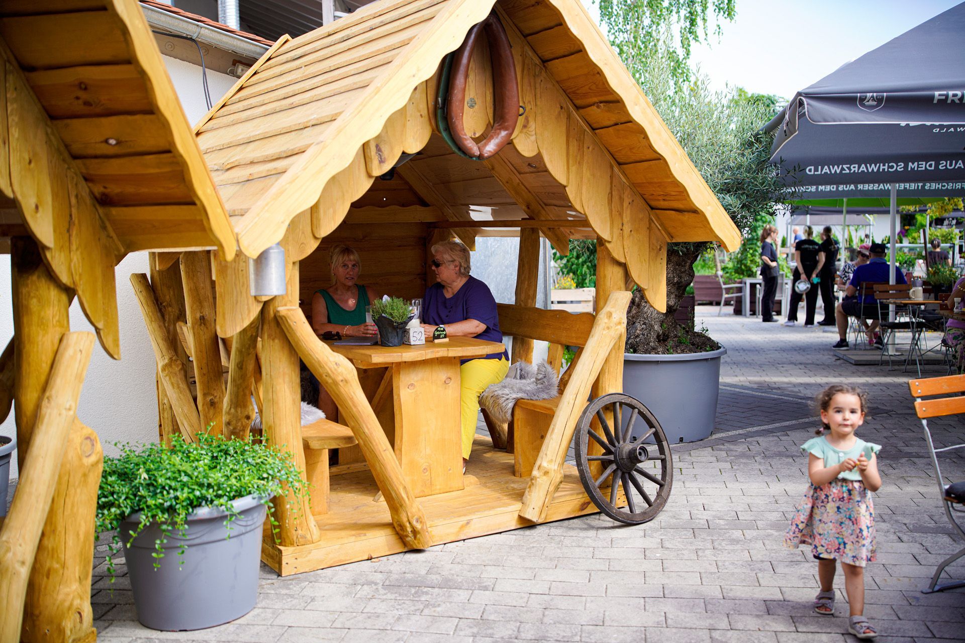 Küffner Hof - Hütte Außenbereich 2 Gäste