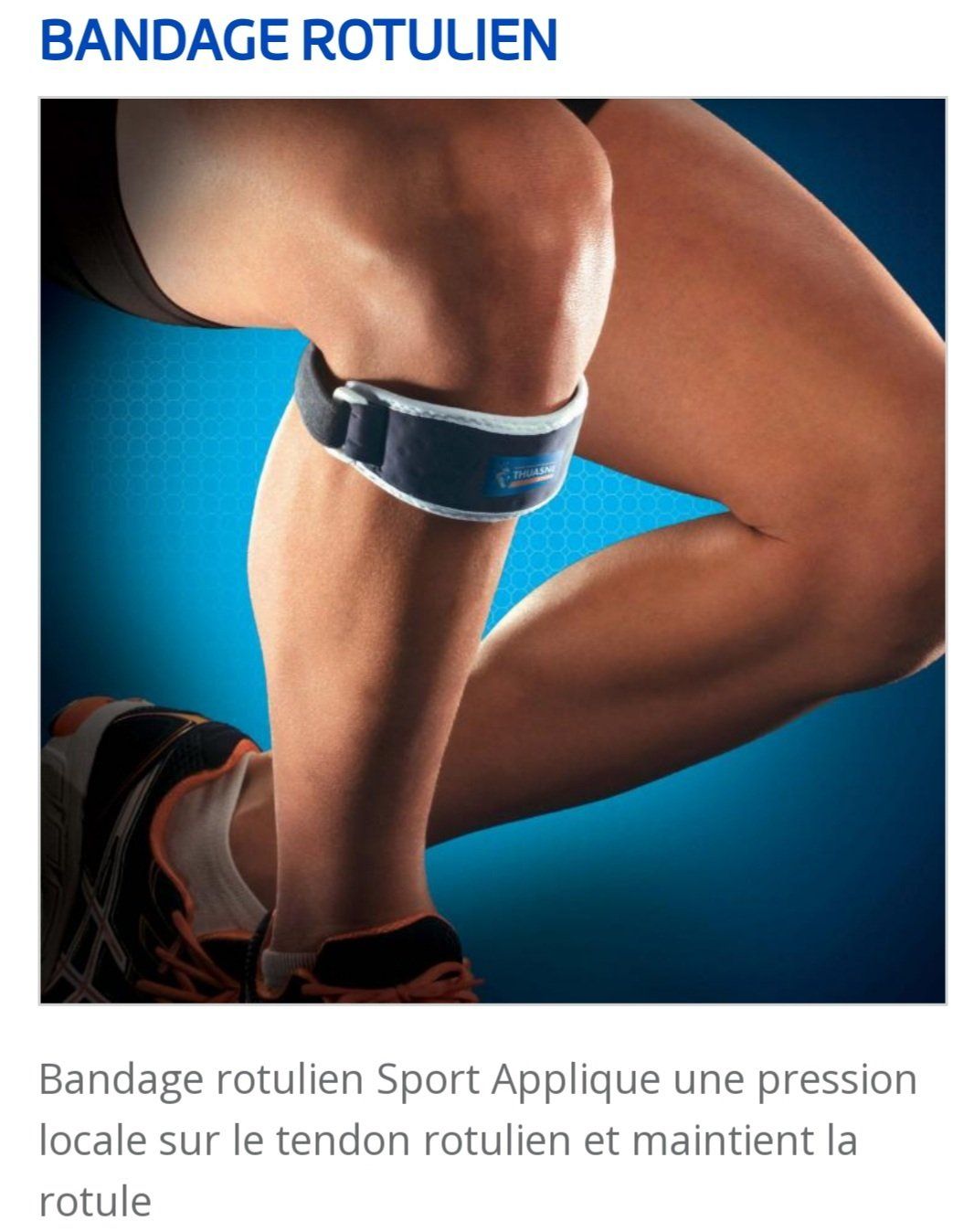 Bandage Rotulien