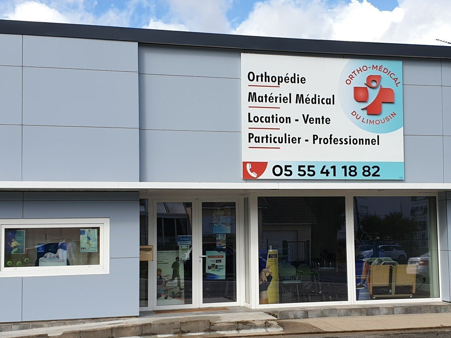 Devanture du magasin