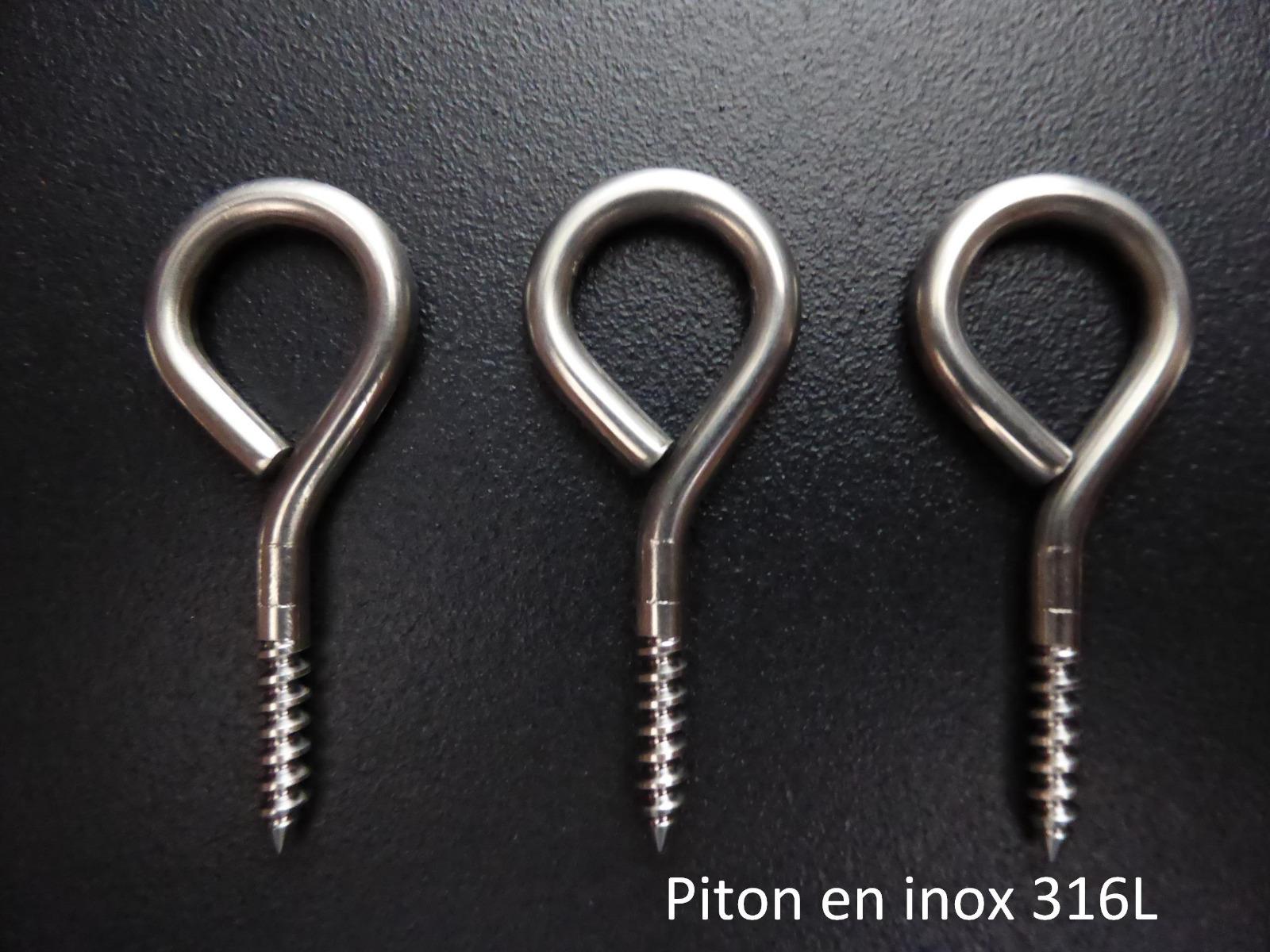 Piton en inox 316L