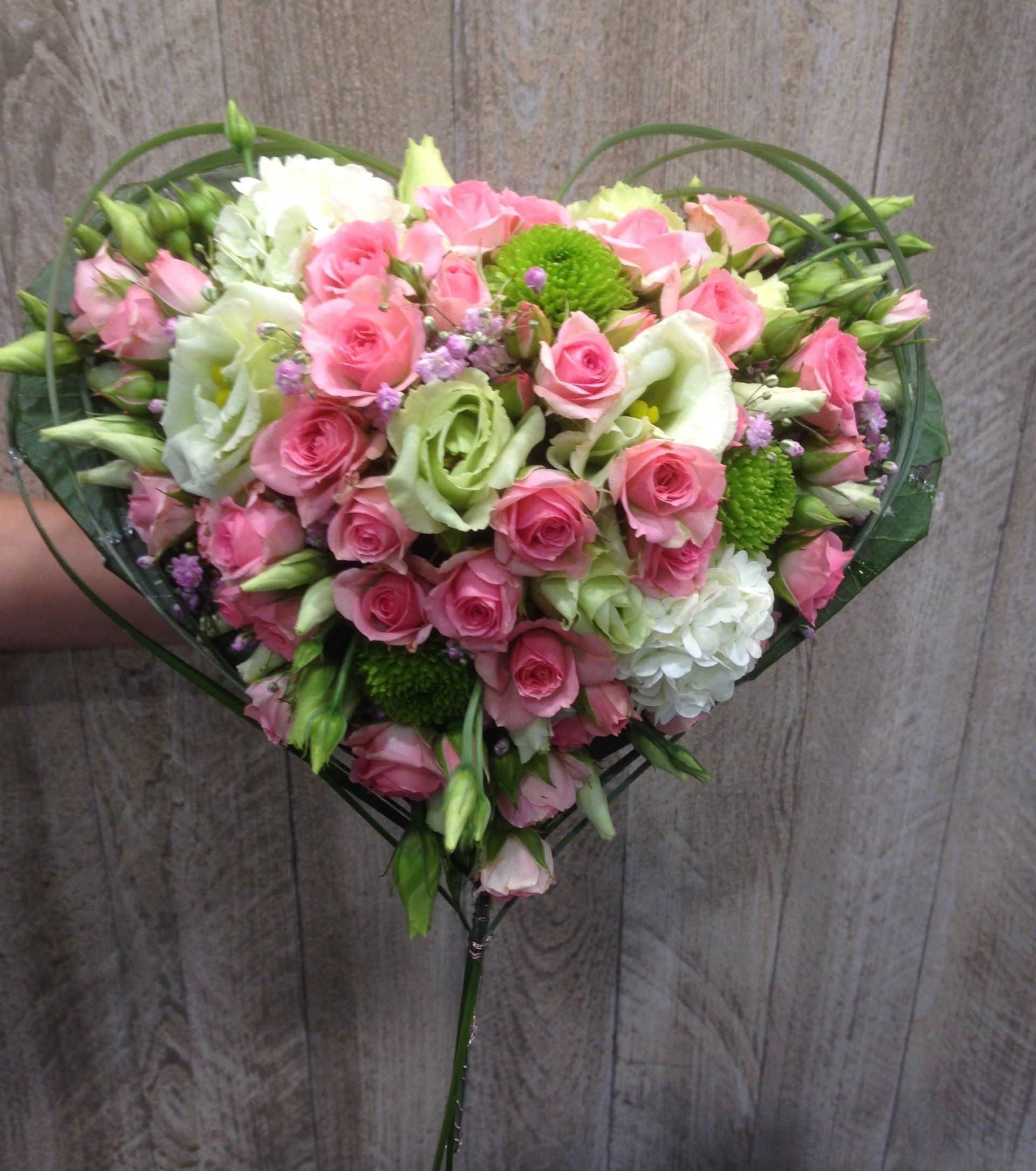 bouquet de mariée cœur