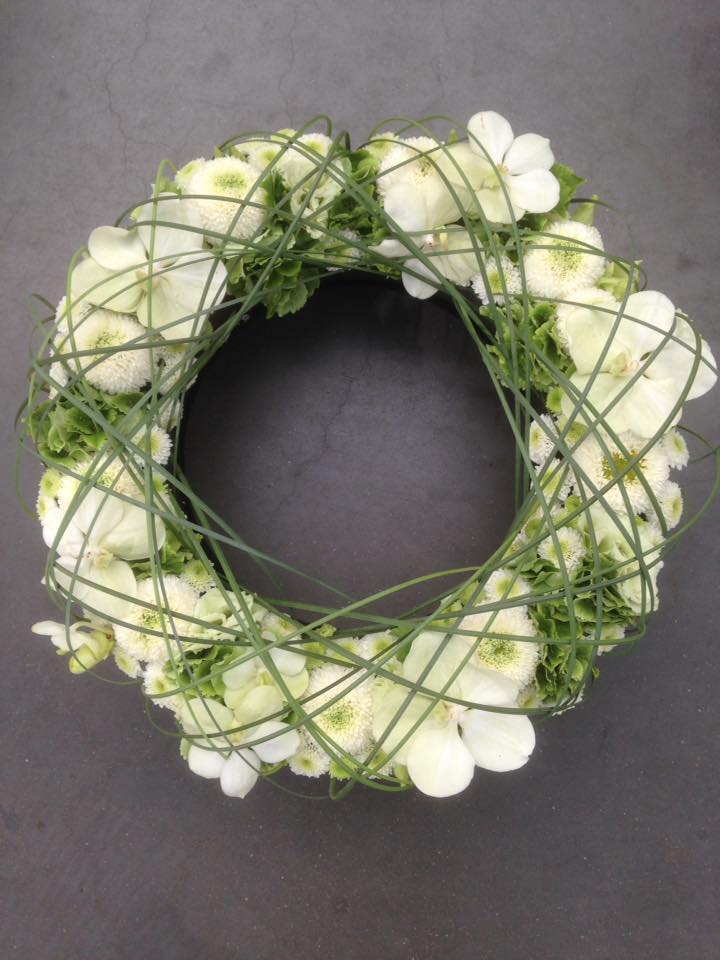 Couronne funéraire moderne