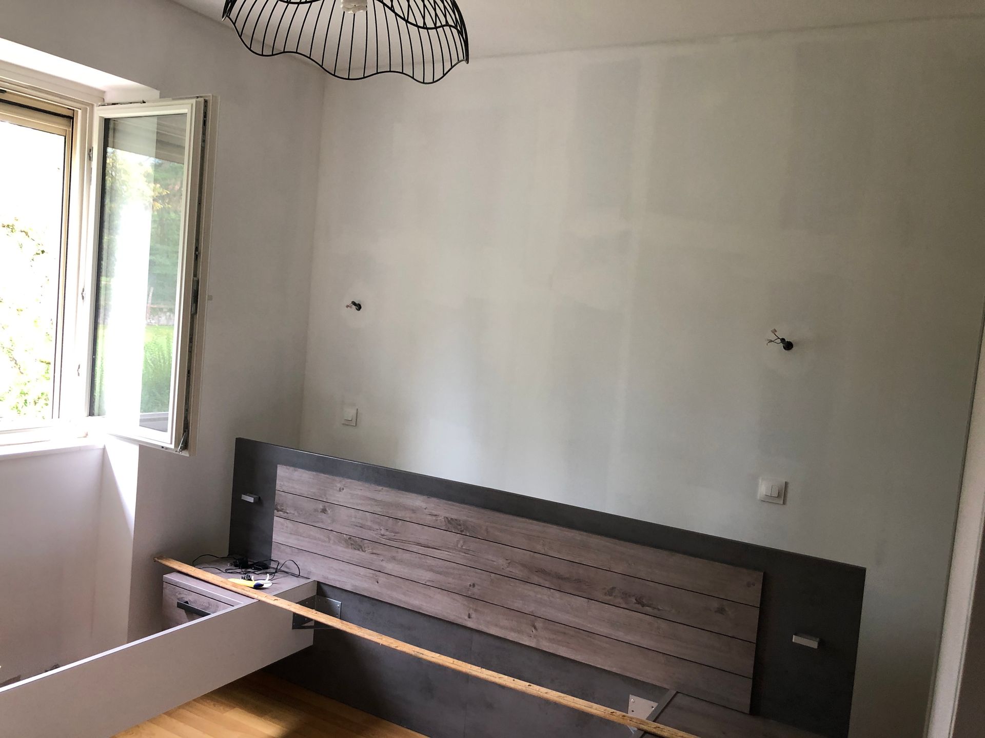 Préparation avant application de la peinture