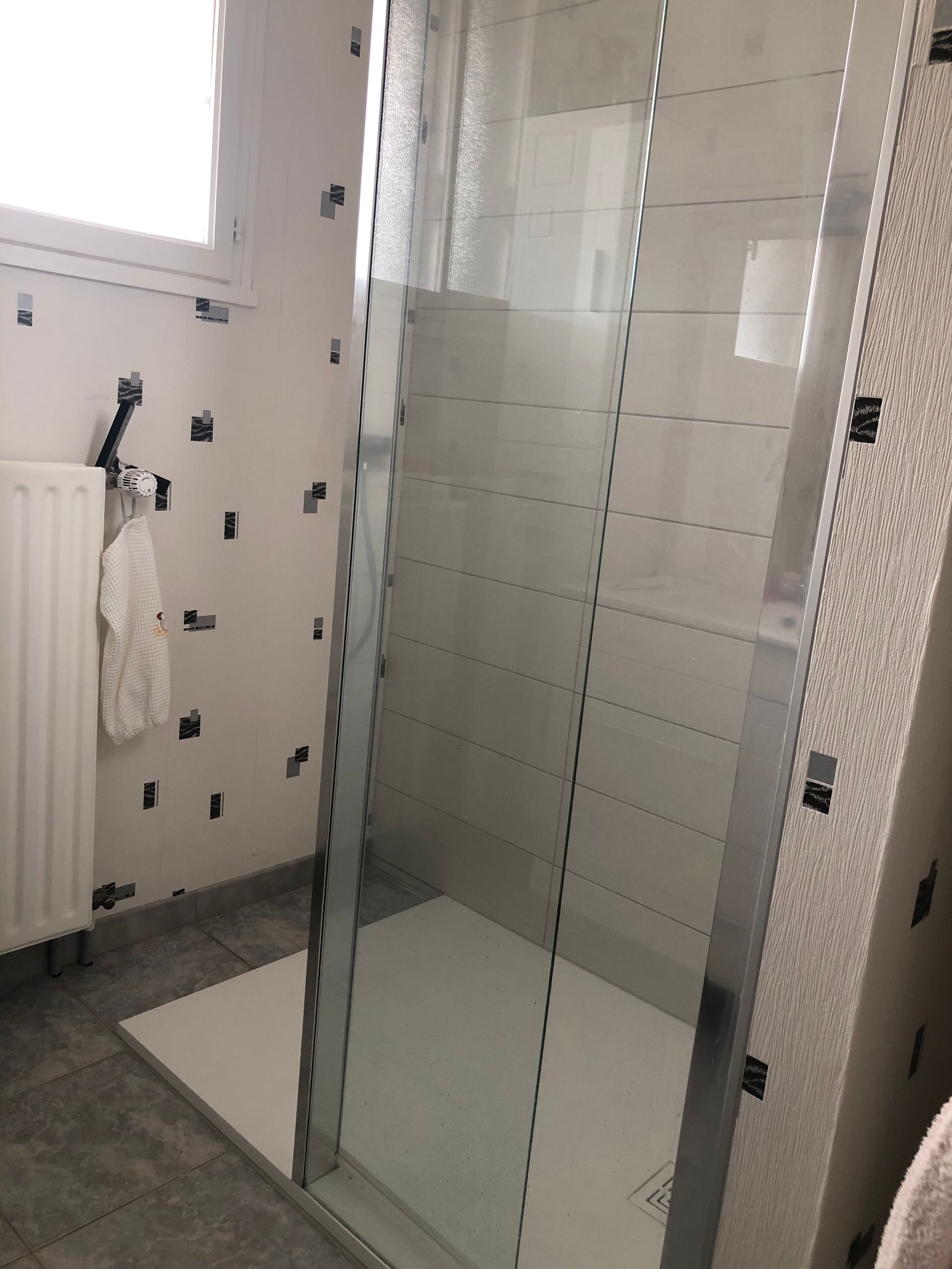 Création de douche à l'italienne