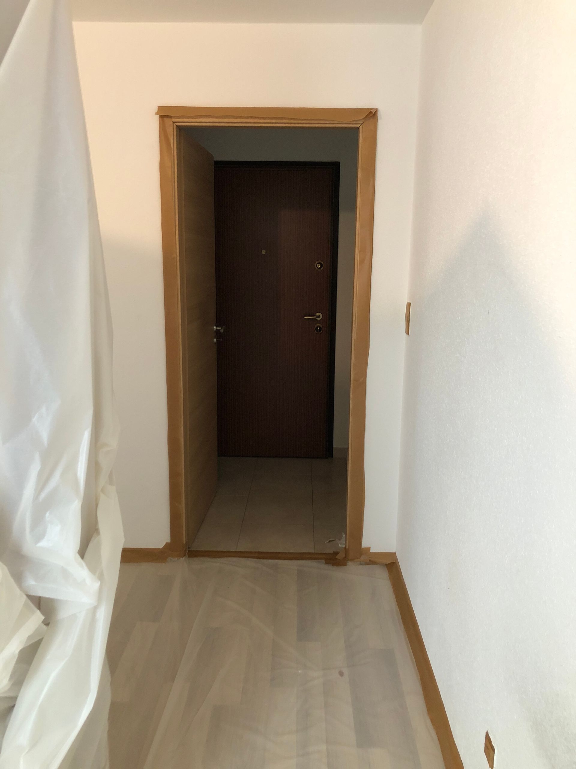 Création porte et pose de parquet