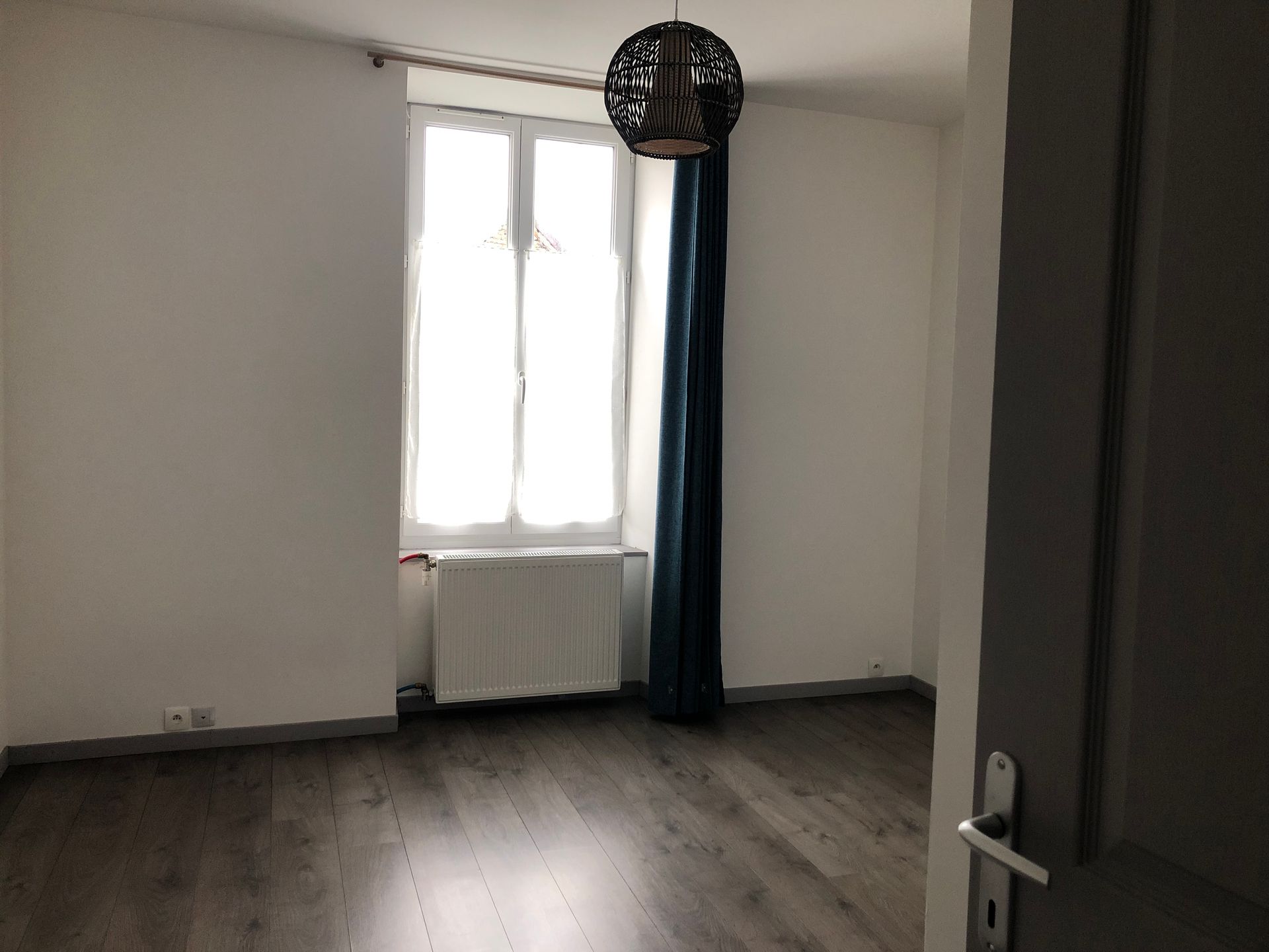 Parquet flottant gris