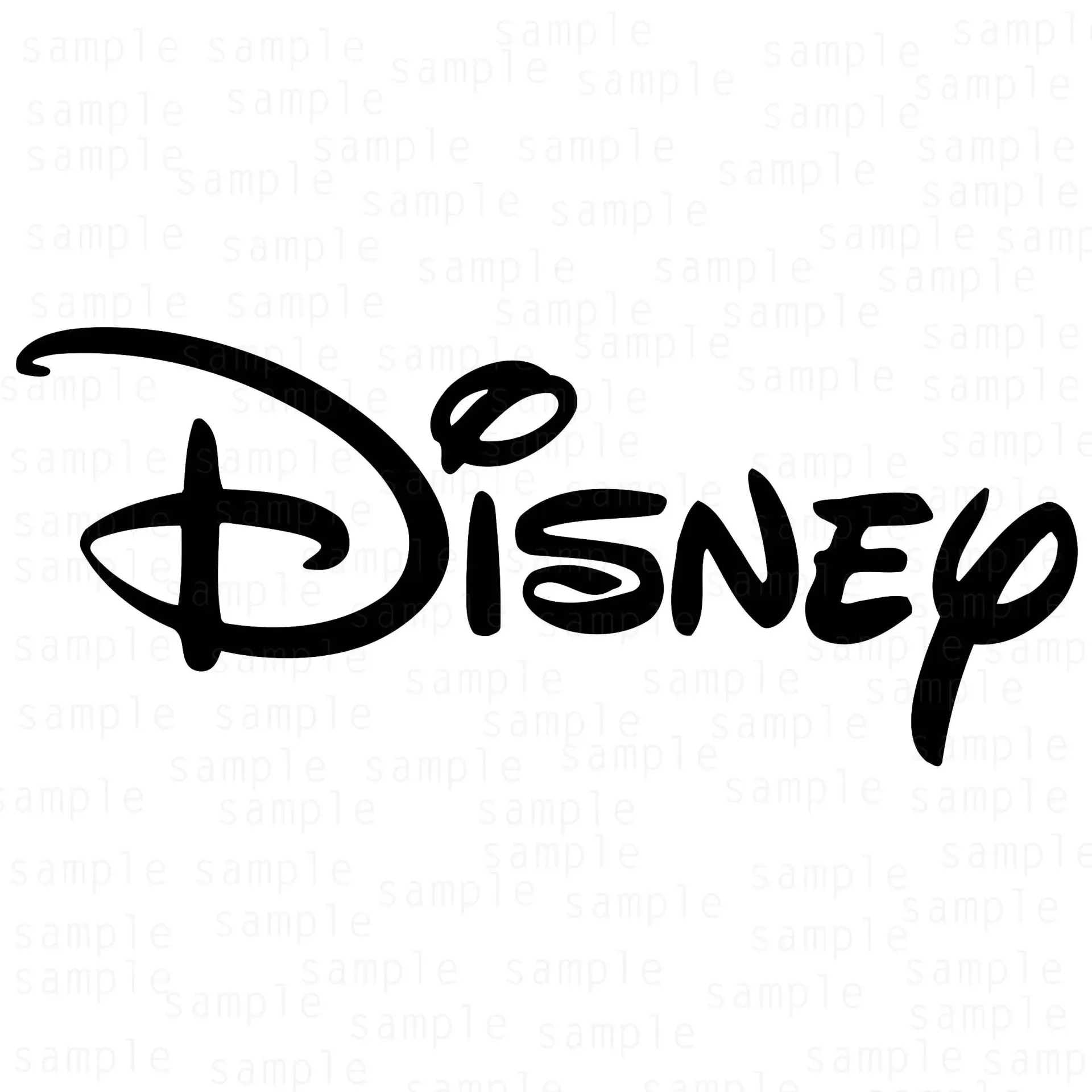 Logotipo de Disney en escritura negra.
