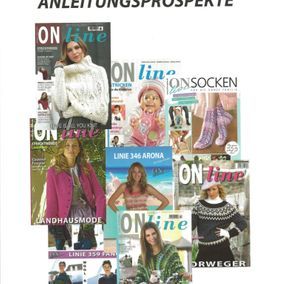 Strickhefte und Anleitungsprospekte