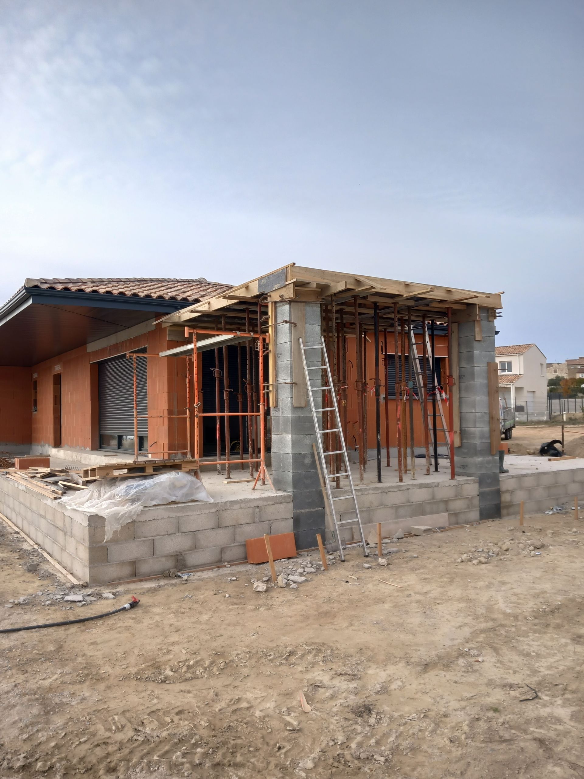 Maison en construction