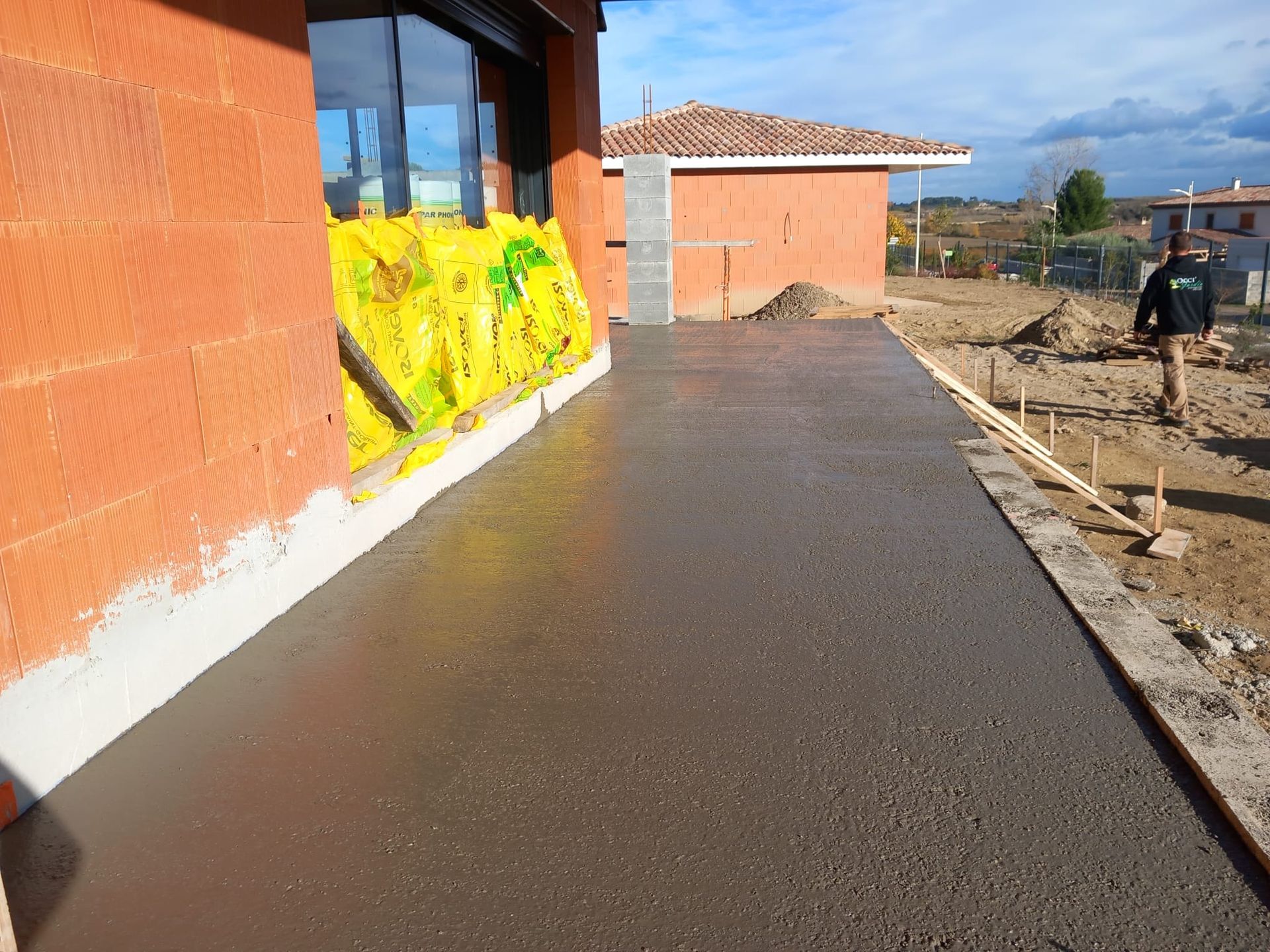 Construction d'une terasse