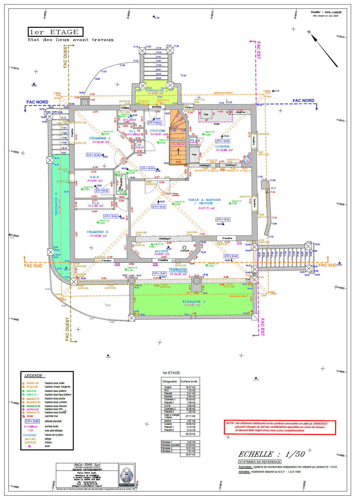 Plan d'intérieur à Cavalaire-sur-Mer