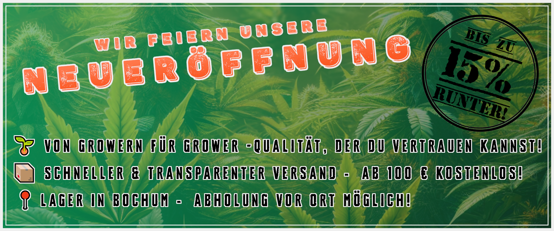 Mehrere Tabaksäcke stehen in einer Reihe.