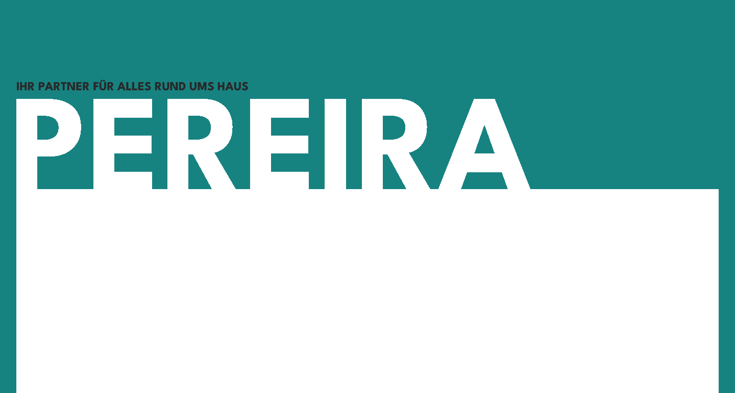 Das Wort Pereira steht auf blauem Hintergrund