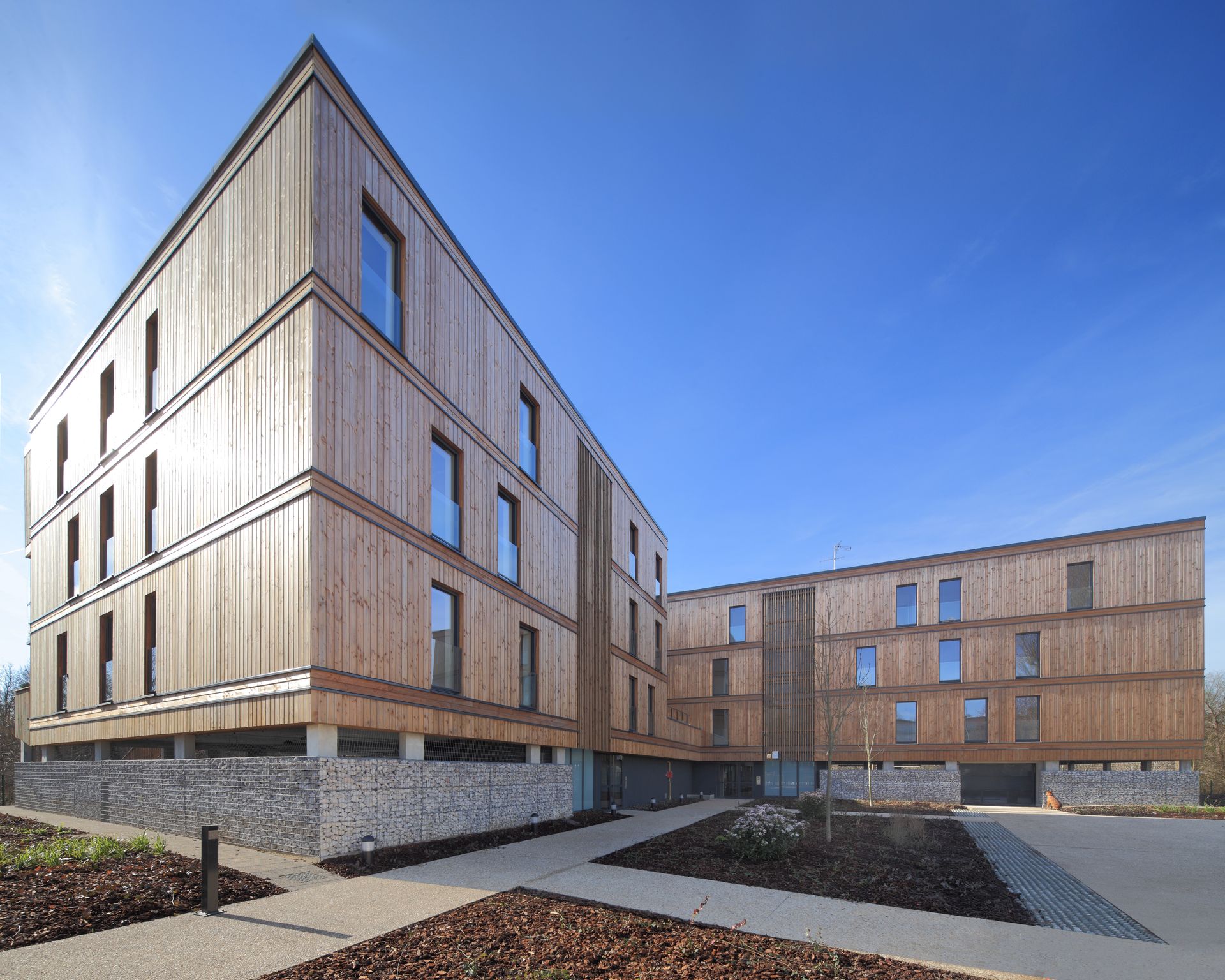 Construction de logements collectifs à Draveil.