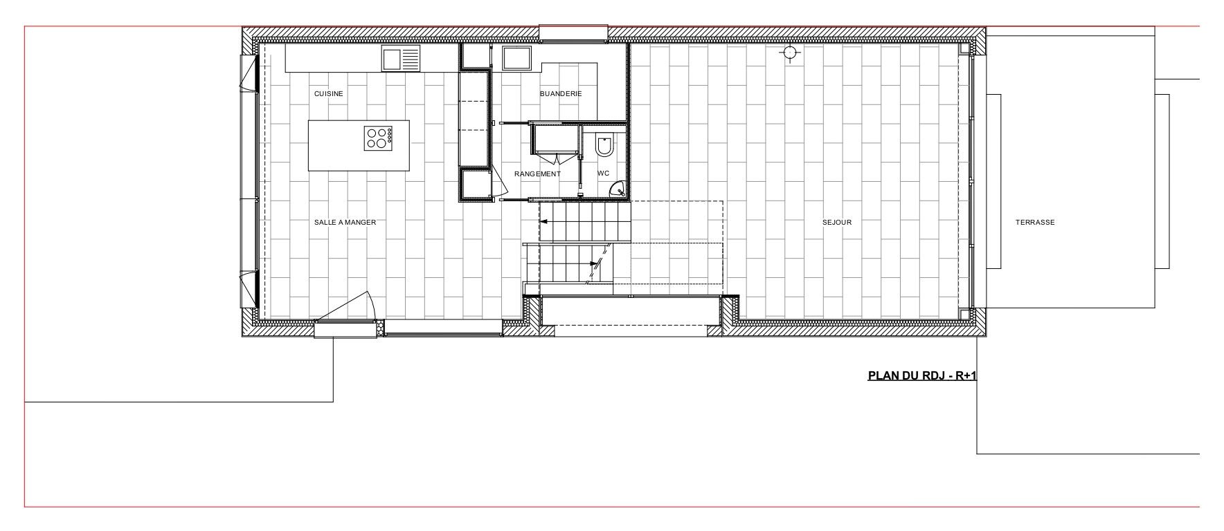 Plan des pièces d'une maison