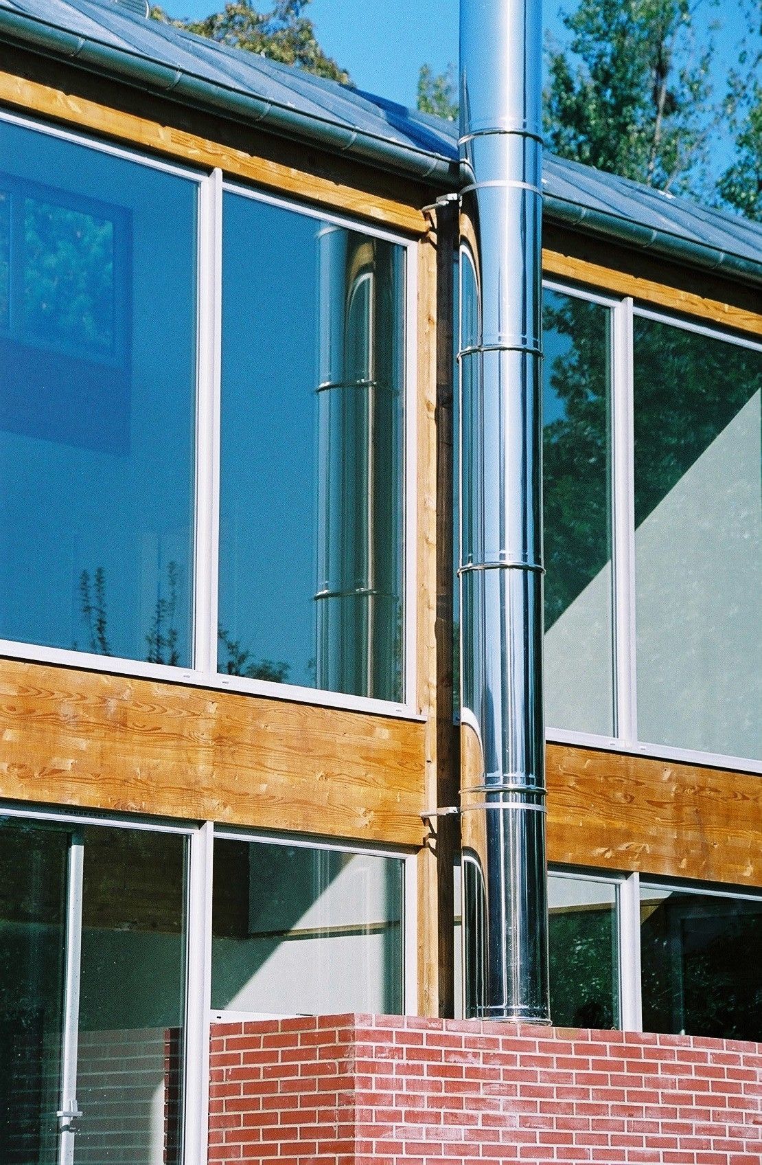 Gouttière en aluminium