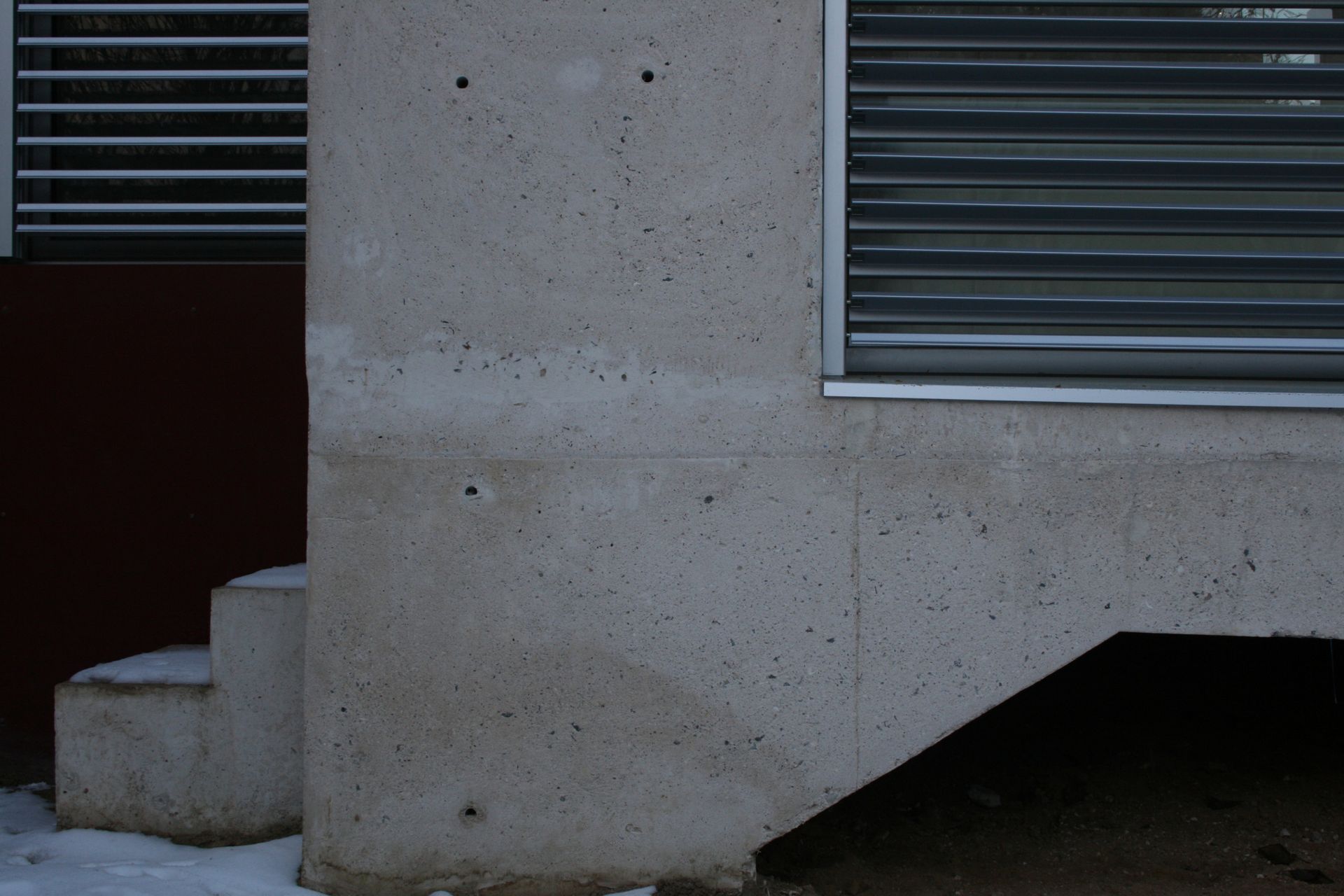 Extérieur en pierre et escalier