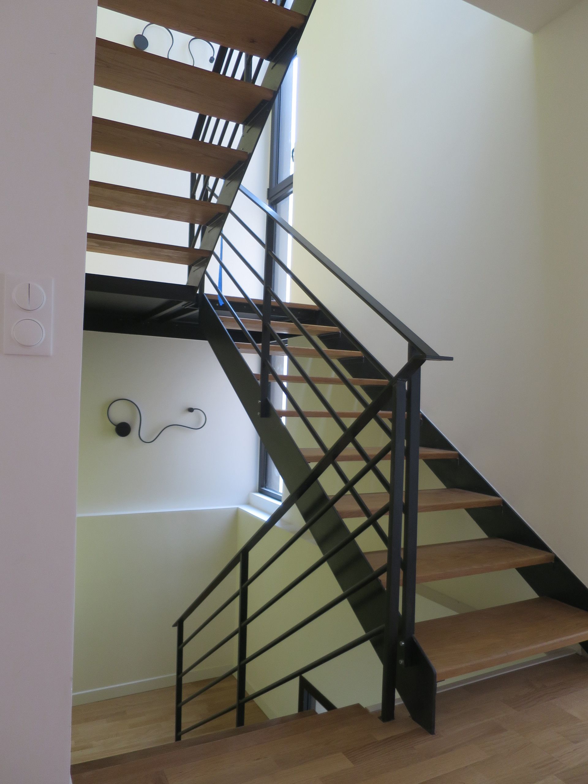 Escalier dans une maison moderne