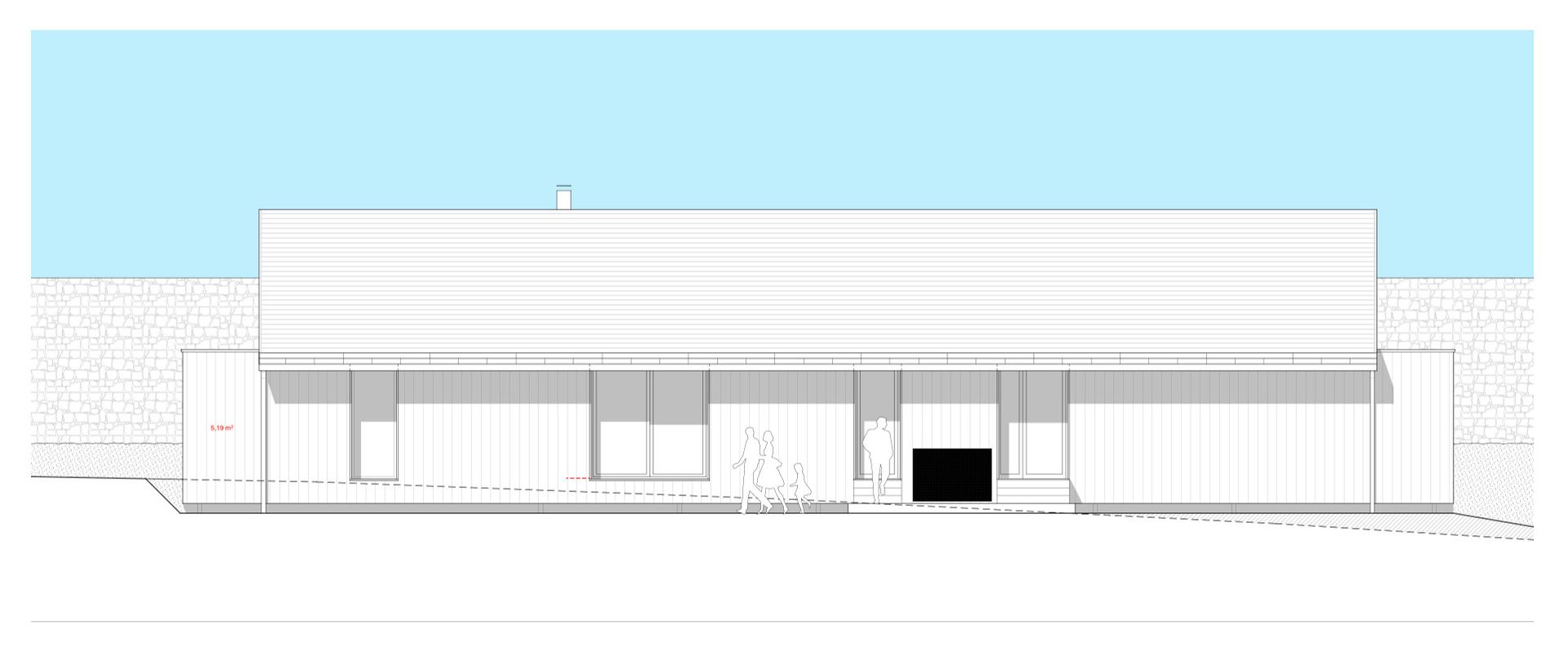 Croquis d'extérieur de maison