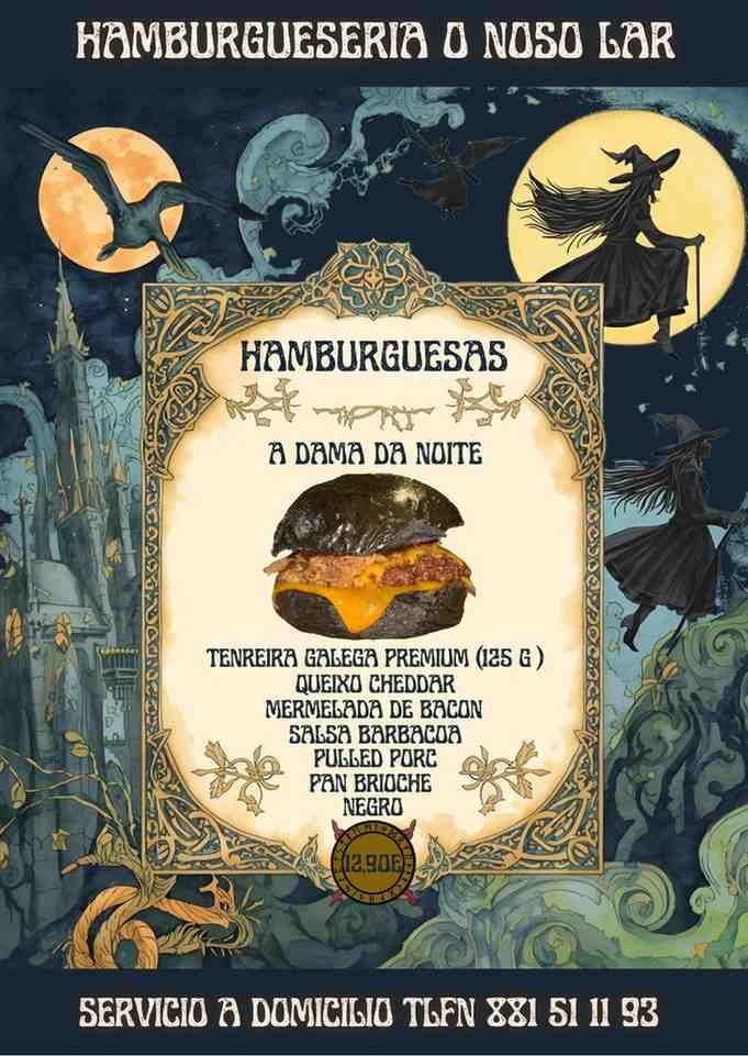 O noso Lar | Hamburguesería en Cambre | A dama da Noite