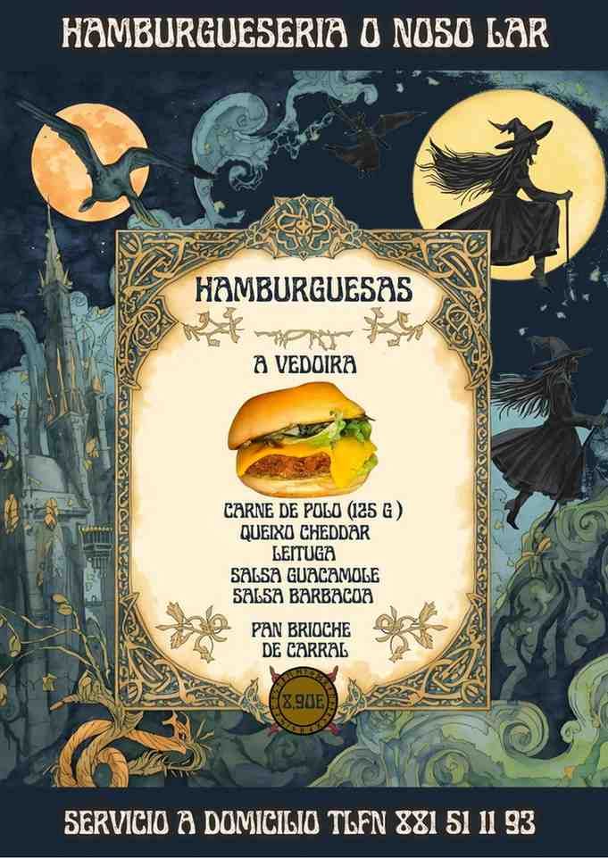 O noso Lar | Hamburguesería en Cambre | Hamburguesa 01