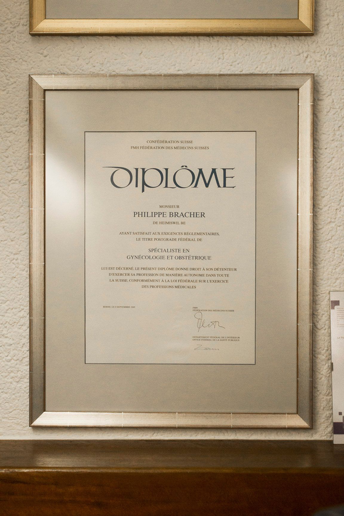 Dr Philippe Bracher - Gynécologue obstétricien - Lausanne