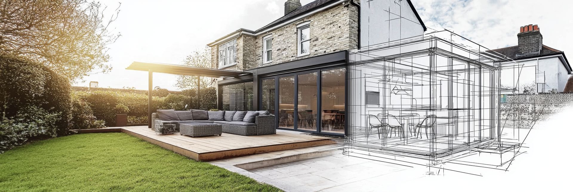 Plan pour ajouter une extension à une maison