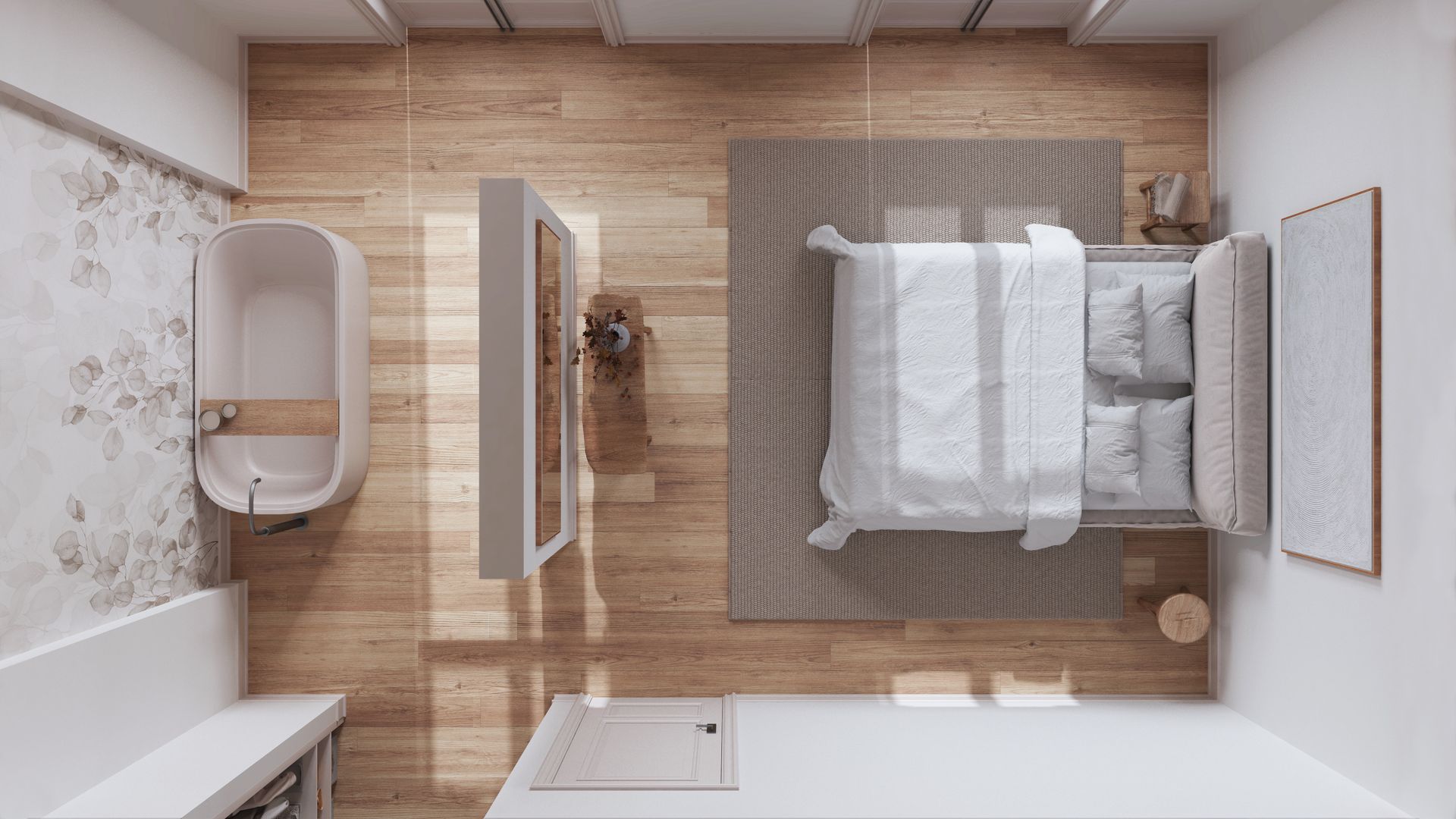 Aménagement d'une chambre parentale