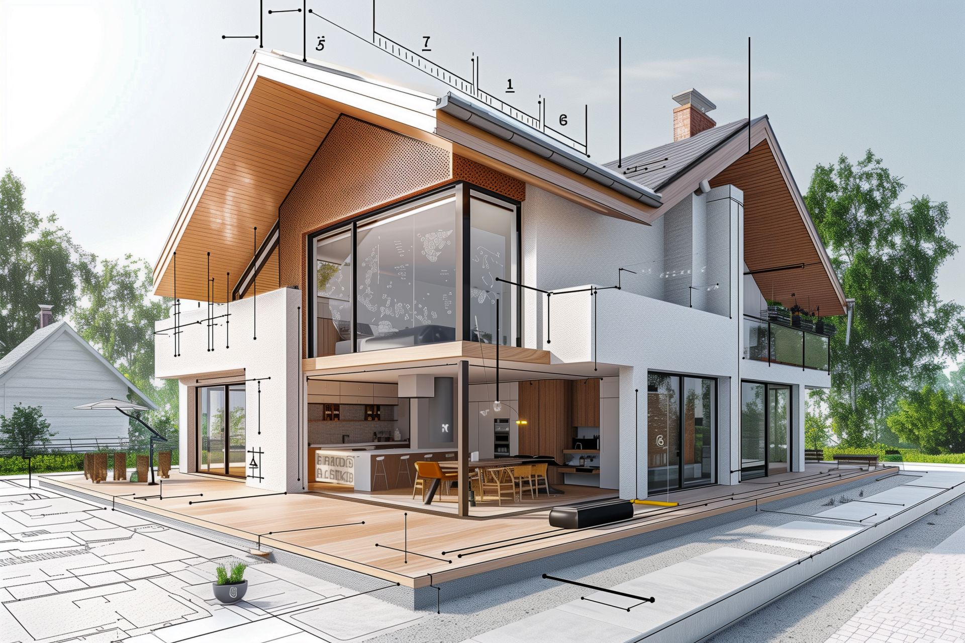 Plan d'une maison sur mesure