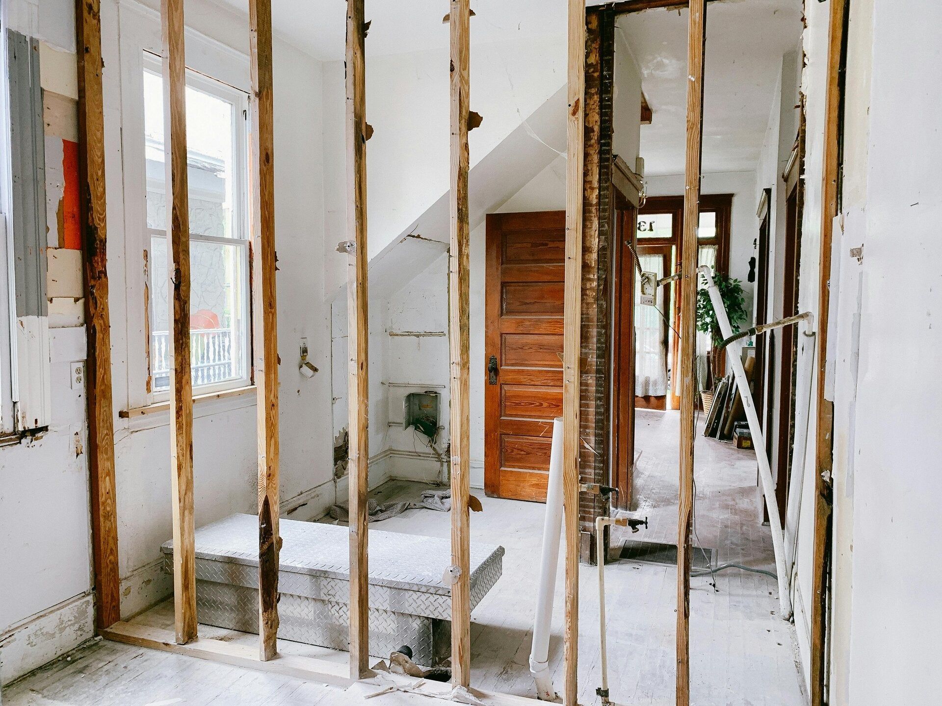 Travaux de rénovation dans une ancienne maison