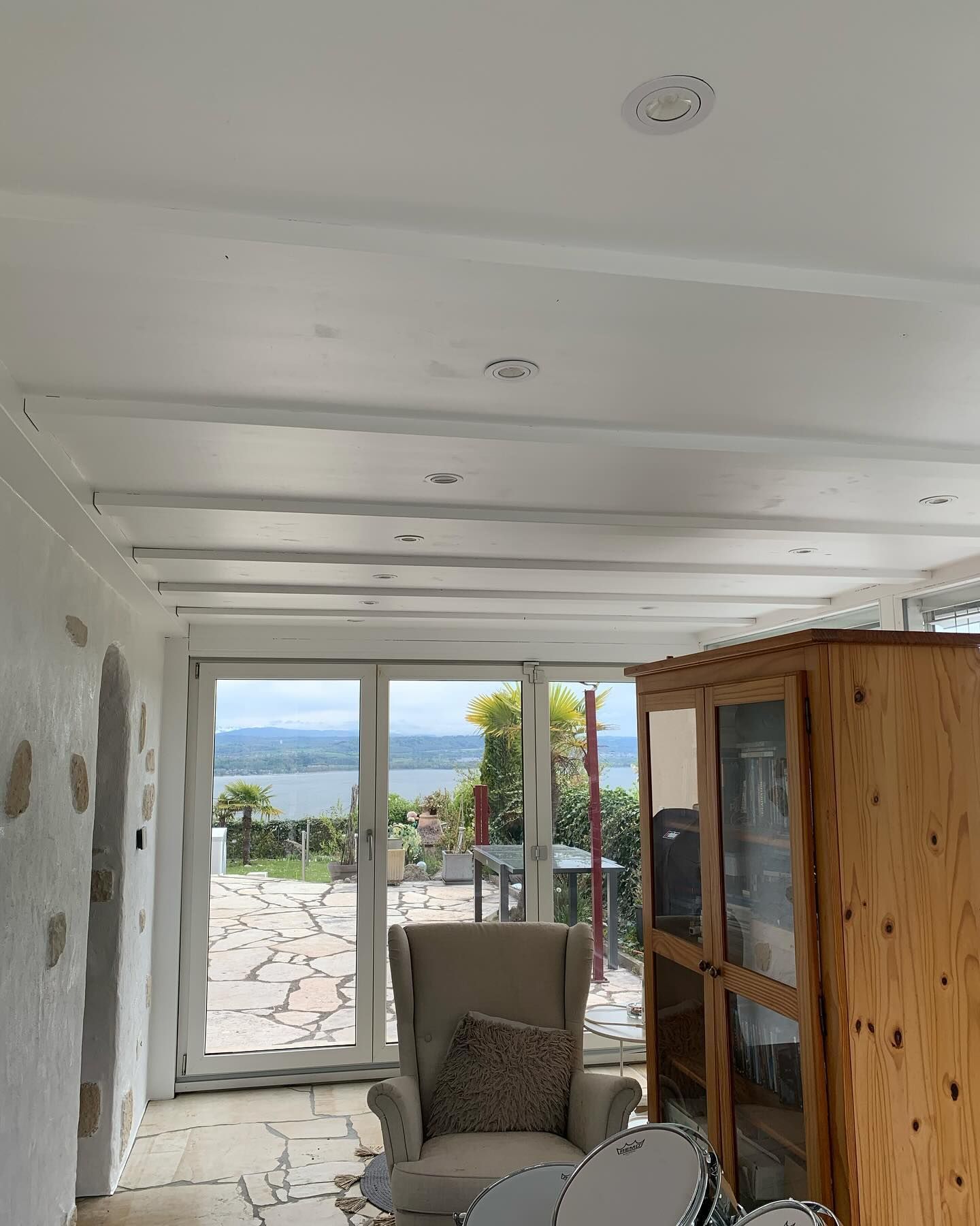 Travaux de peinture - jardin d'hiver