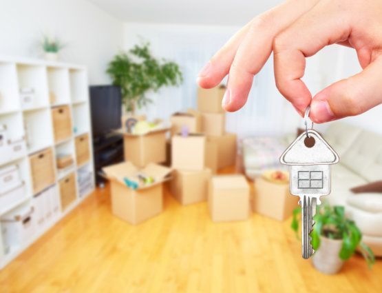 Wohnungsschlüssel in Mietwohnung Übergabe