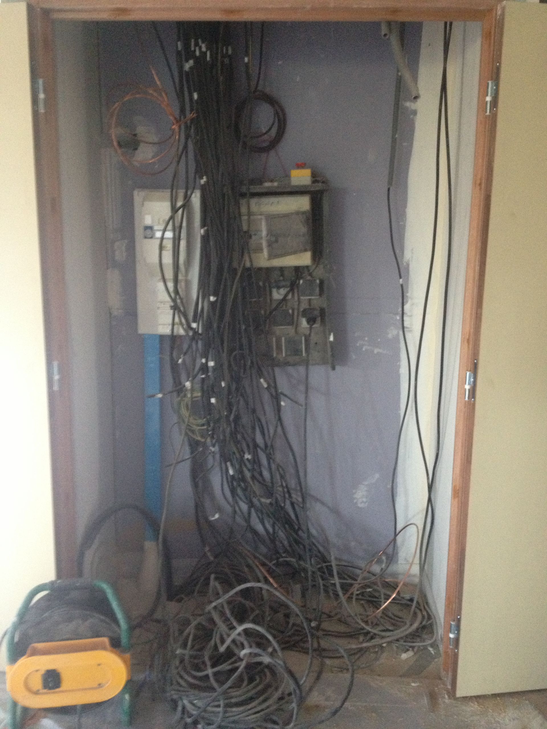Chantier en électricité