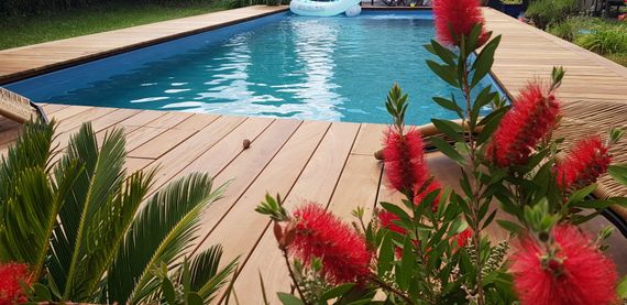 Lames pour plage de piscine