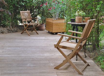 Une terrasse en bois