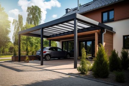 Un carport pour les véhicules