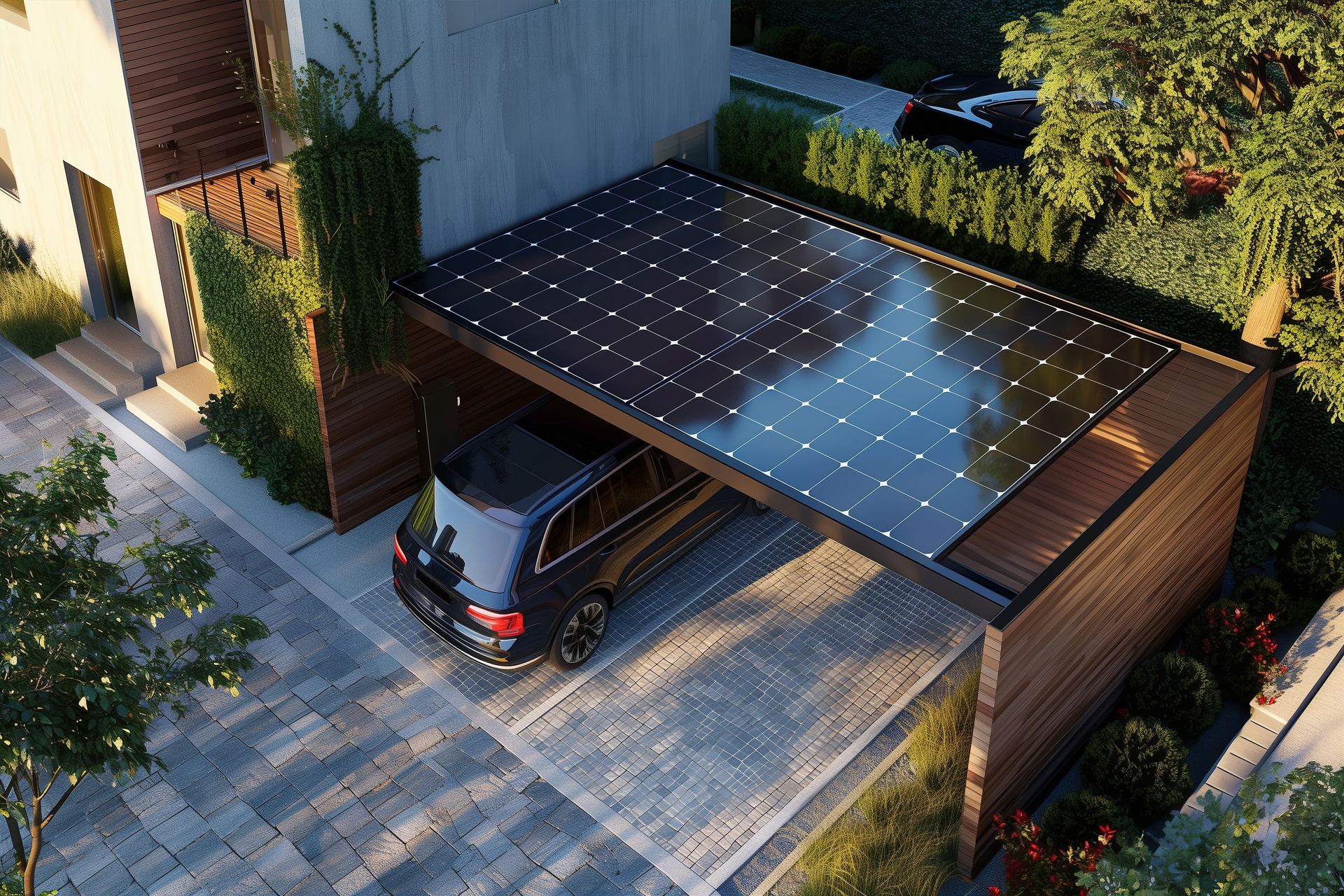 Un carport photovoltaïque pour votre voiture