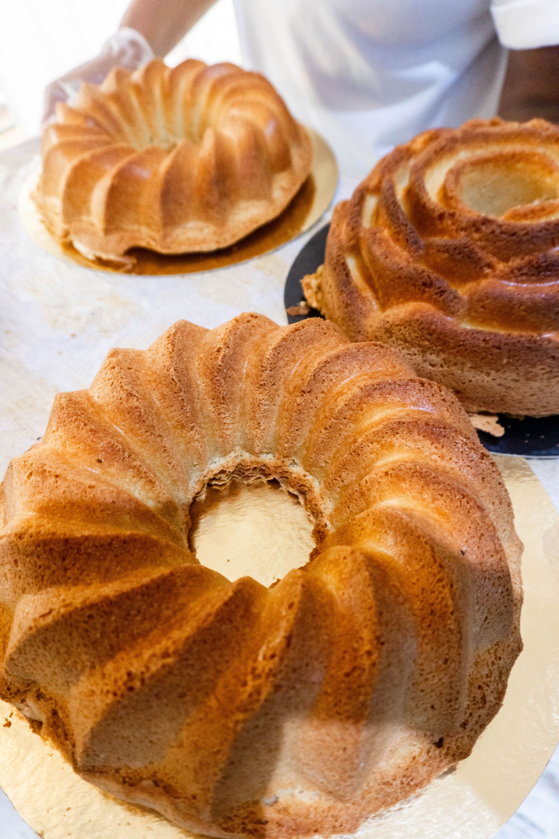 Couronne gâteau feuilletée croustillante
