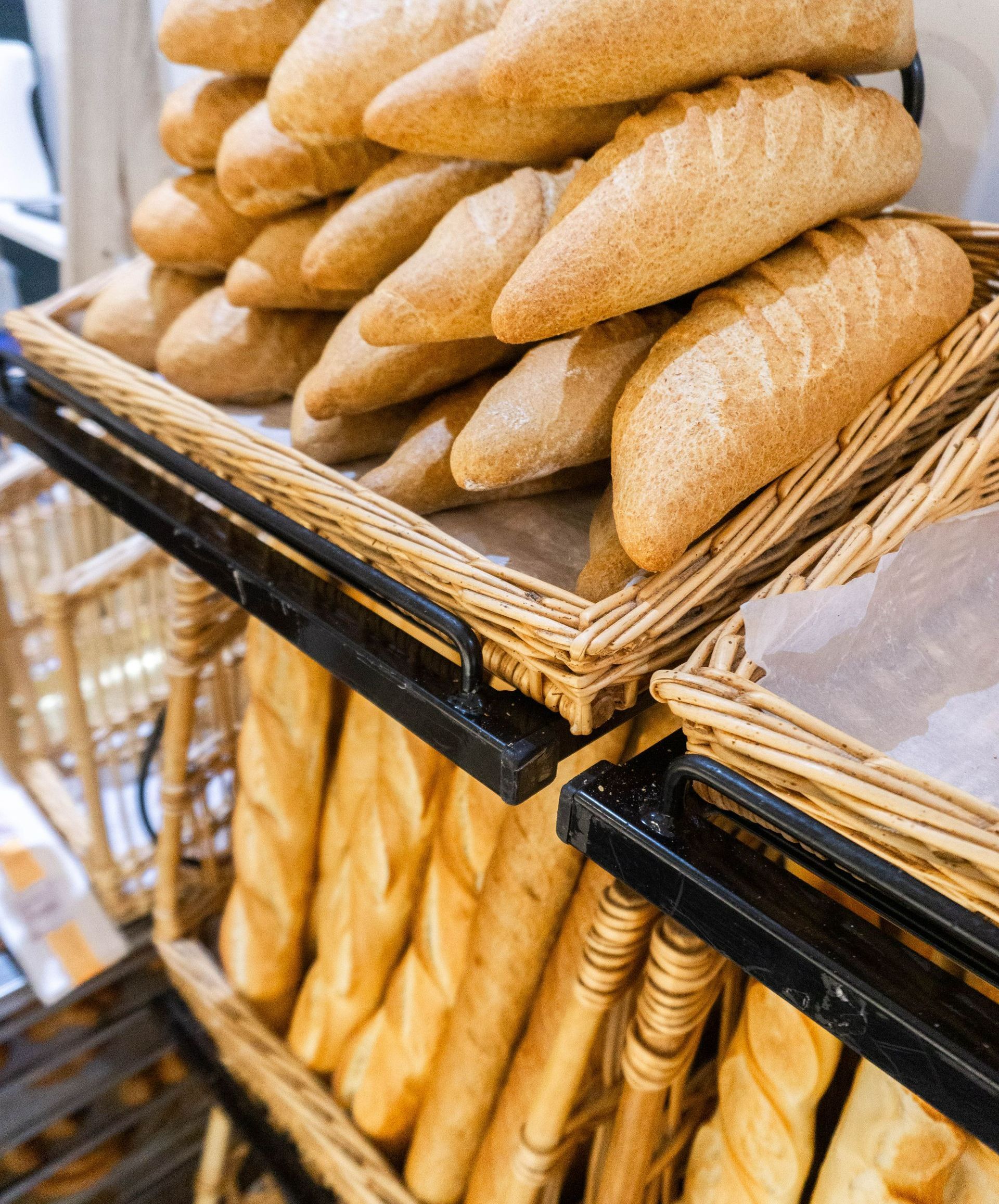 Plusieurs types de baguettes