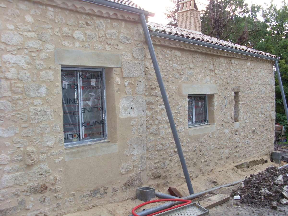 Rénovation façade pierre apparente
