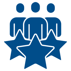 Kundenzufriedenheit-Symbol