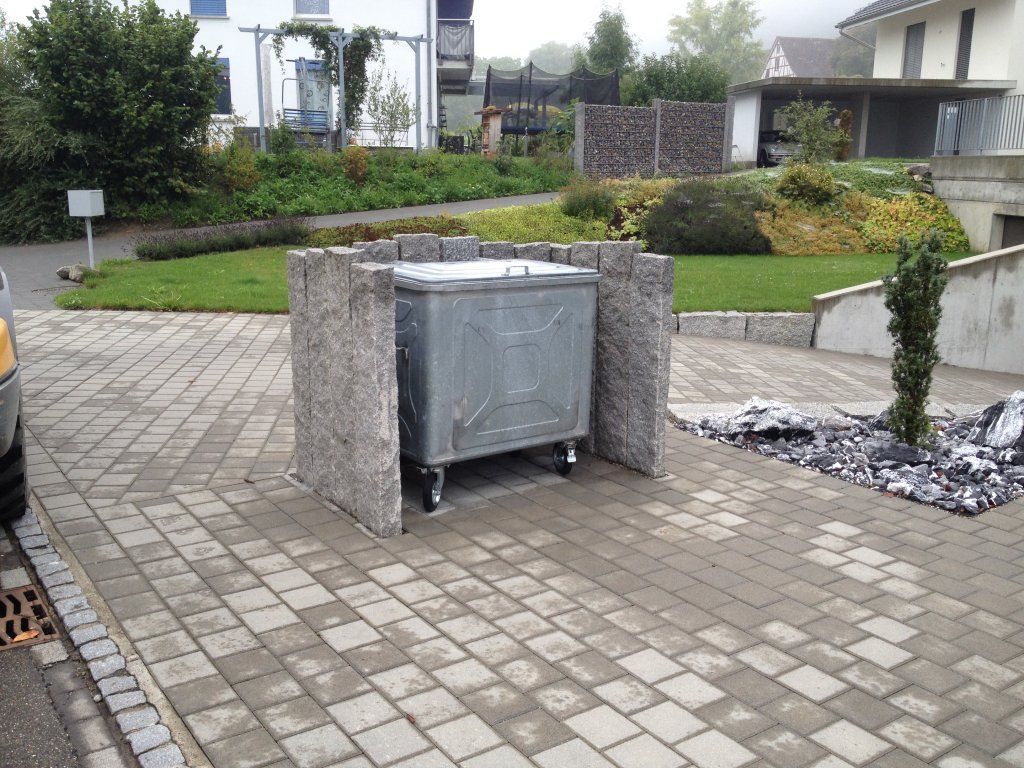 neubau containerschutz - Kramer Gartenbau