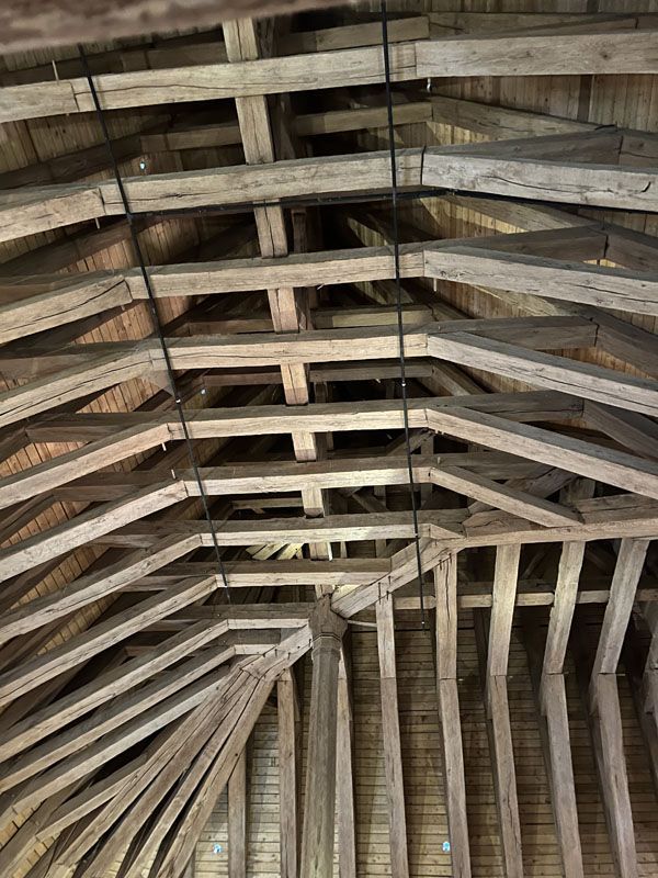 Charpente traitée contre les termites