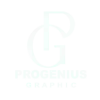 Logotipo branco claro com um grande 