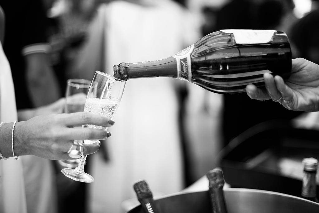 Service champagne