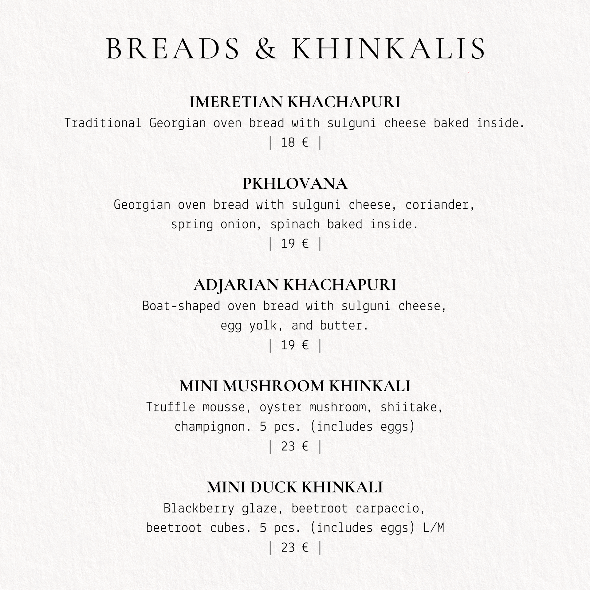 Ravintola Lia Helsingin keskustassa Erottajankadulla. Suomen ensimmäinen moderni georgialainen ravintola. Tutustu menuumme.