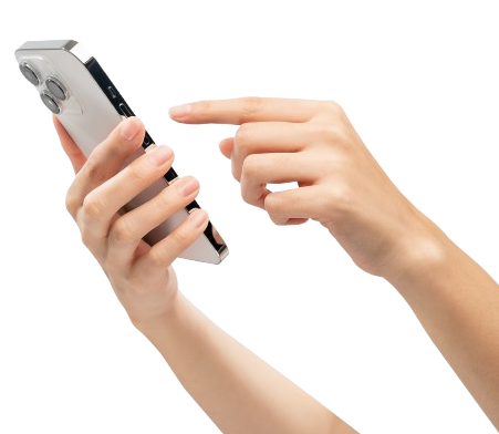 Téléphone et mains